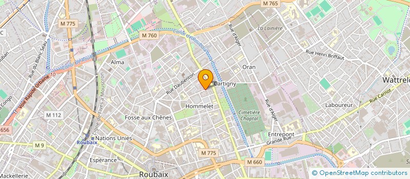 localisation de l'entreprise MONSIEUR CAMRON KWALUT  ROUBAIX