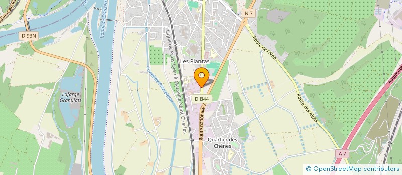 localisation de l'entreprise MONSIEUR CAMRON MARTIN DE CHAMAS  DONZERE