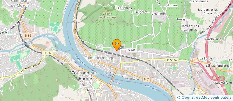 localisation de l'entreprise MONSIEUR CAMYS CINQUIN  TAIN-L'HERMITAGE