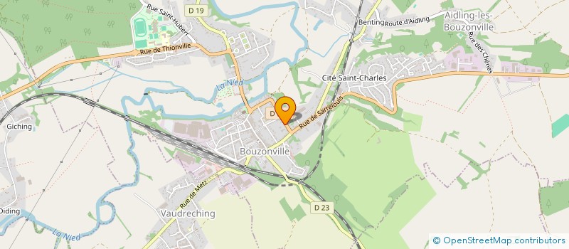 localisation de l'entreprise MONSIEUR CAN KILICPARLAR  BOUZONVILLE