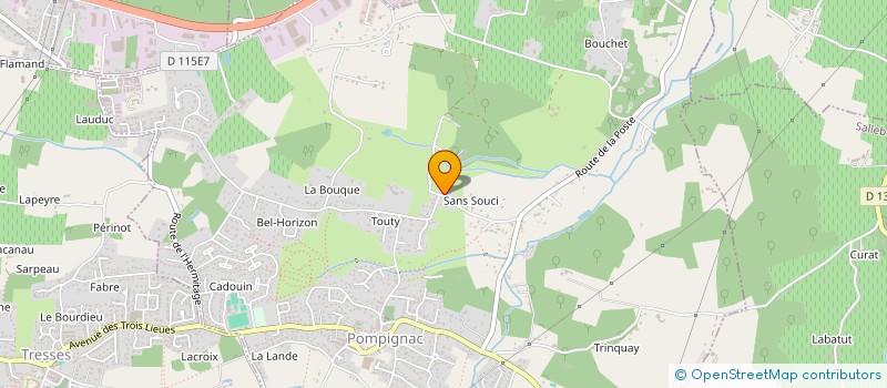 localisation de l'entreprise MONSIEUR CAN SU  POMPIGNAC