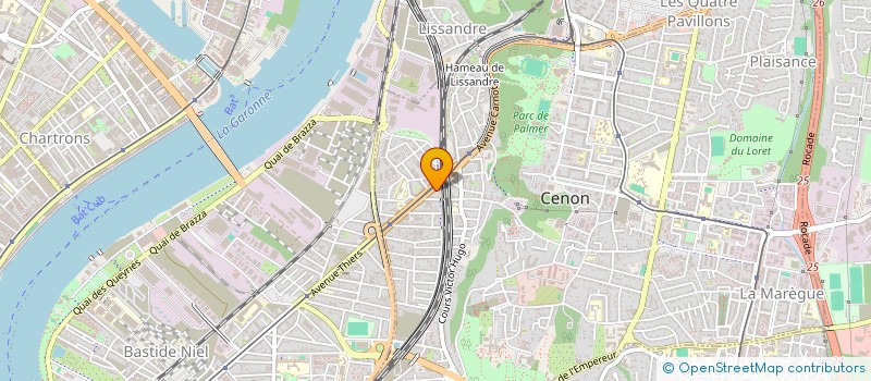 localisation de l'entreprise MONSIEUR CAN TOSUN à CENON