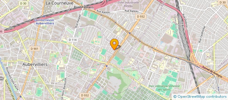 localisation de l'entreprise MONSIEUR CANABADY ARMOOGUM  AUBERVILLIERS