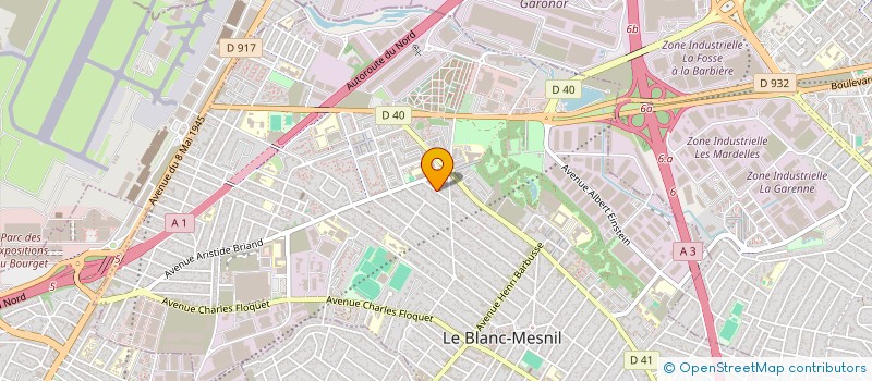 localisation de l'entreprise MONSIEUR CANDANE DJODI à LE BLANC-MESNIL