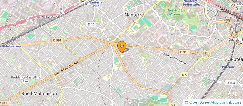 localisation de l'entreprise MONSIEUR CANDICE BODELOT à NANTERRE