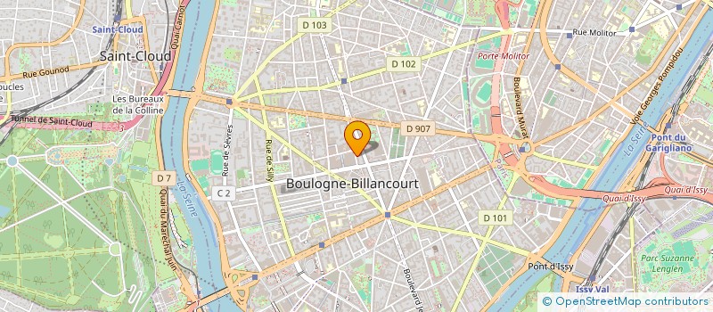 localisation de l'entreprise MONSIEUR CANDICE VENDEL à BOULOGNE-BILLANCOURT
