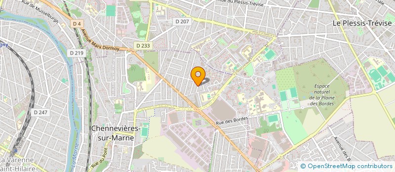 localisation de l'entreprise MONSIEUR CANDIDO ALVES  CHENNEVIERES-SUR-MARNE