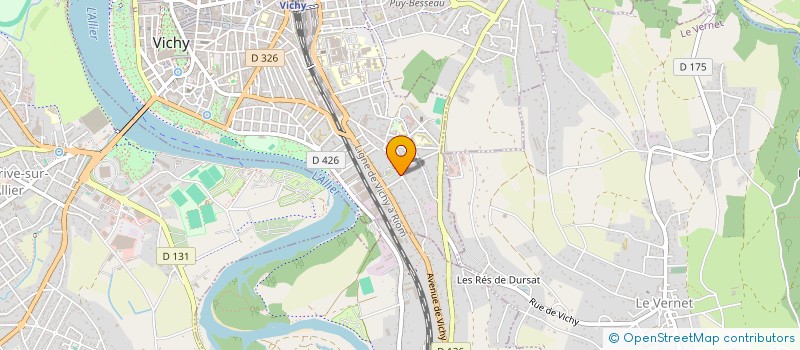 localisation de l'entreprise MONSIEUR CANDIDO CANO  VICHY