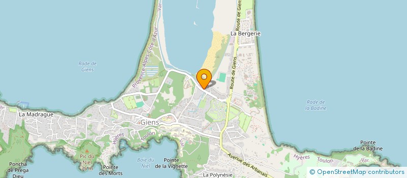 localisation de l'entreprise MONSIEUR CANDIDO LOPES DOS REIS  HYERES