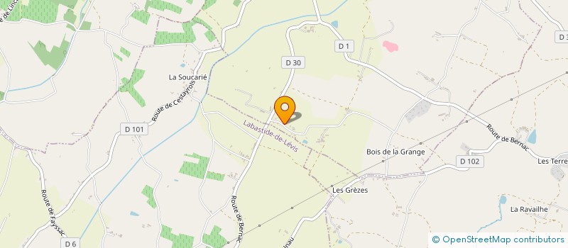 localisation de l'entreprise MONSIEUR CANDIDO MONTEIRO  LAGRAVE