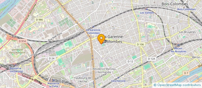 localisation de l'entreprise MONSIEUR CANDIDO SAMUEL DE CARVALHO à LA GARENNE-COLOMBES