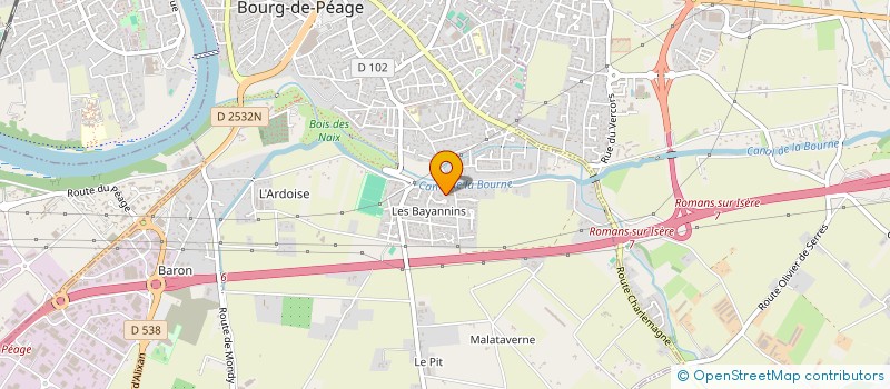 localisation de l'entreprise MONSIEUR CANER DEMIRTURK  BOURG-DE-PEAGE