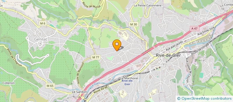 localisation de l'entreprise MONSIEUR CANER SEYHAN à RIVE-DE-GIER