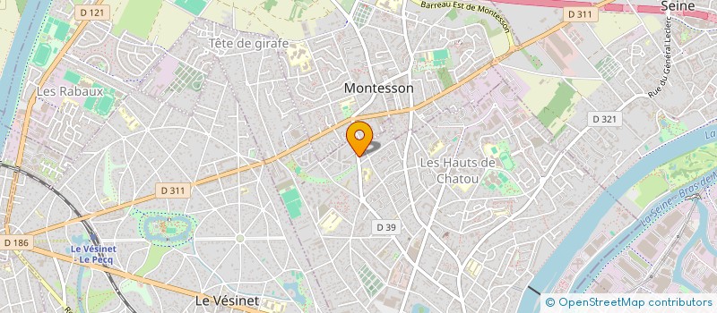 localisation de l'entreprise MONSIEUR CANGLONG LI  CHATOU