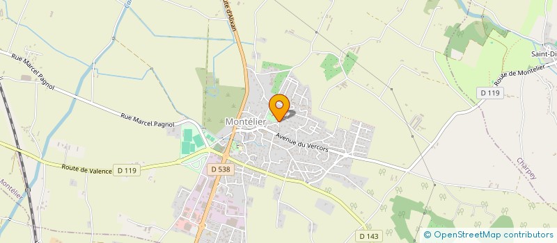 localisation de l'entreprise MONSIEUR CANH-TUAN DIEP  MONTELIER