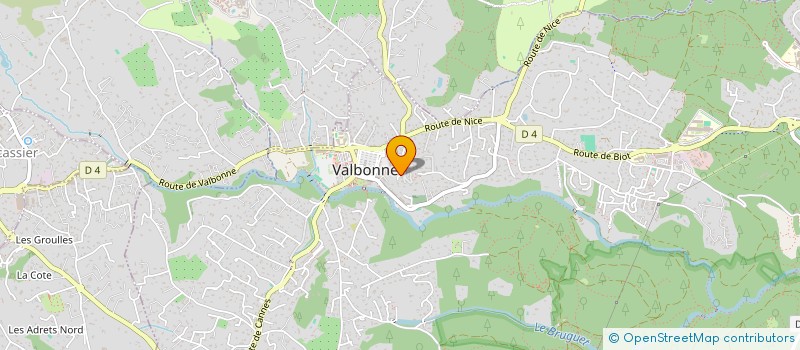 localisation de l'entreprise MONSIEUR CANIO DI CAIRANO  VALBONNE