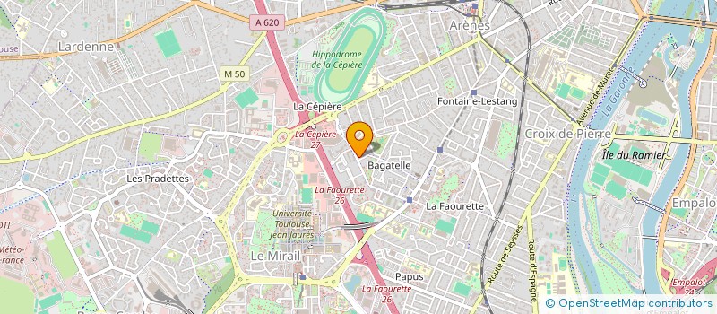 localisation de l'entreprise MONSIEUR CANNAID CHAMSIDINE à TOULOUSE