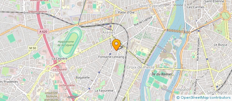 localisation de l'entreprise MONSIEUR CANTIGET GABRIEL  TOULOUSE