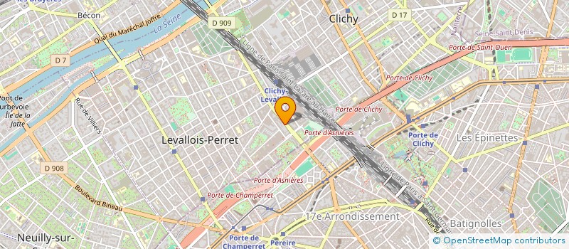 localisation de l'entreprise MONSIEUR CANTIN RICHE à LEVALLOIS-PERRET