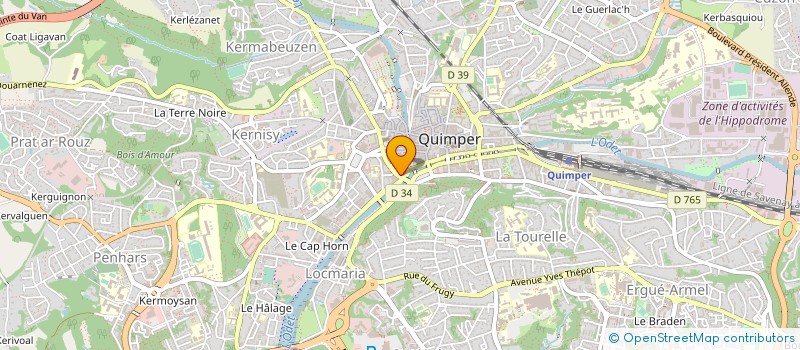 localisation de l'entreprise MONSIEUR CAO NGUYEN à QUIMPER