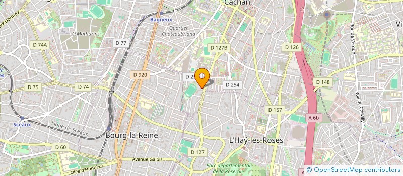 localisation de l'entreprise MONSIEUR CAO NGUYEN à CACHAN