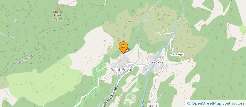 localisation de l'entreprise MONSIEUR CARADOC TRUSCOTT  SAINT-PRIVAT