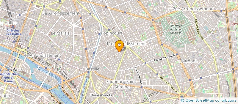 localisation de l'entreprise MONSIEUR CARL BOQUET  PARIS