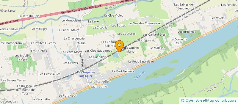 localisation de l'entreprise MONSIEUR CARL BOUFFET  LA CHAPELLE SUR LOIRE