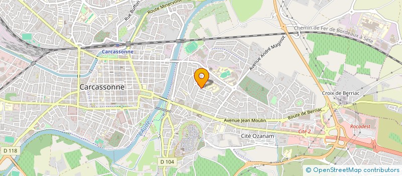localisation de l'entreprise MONSIEUR CARL BOUSTANY à CARCASSONNE