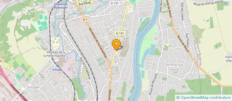 localisation de l'entreprise MONSIEUR CARL CARILIEN  VILLABE