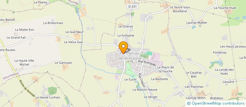 localisation de l'entreprise MONSIEUR CARL CARL POMMEREUL  PARTHENAY-DE-BRETAGNE