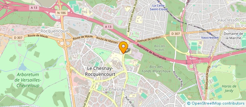 localisation de l'entreprise MONSIEUR CARL DE CURIERES DE CASTELNAU  LE CHESNAY-ROCQUENCOURT