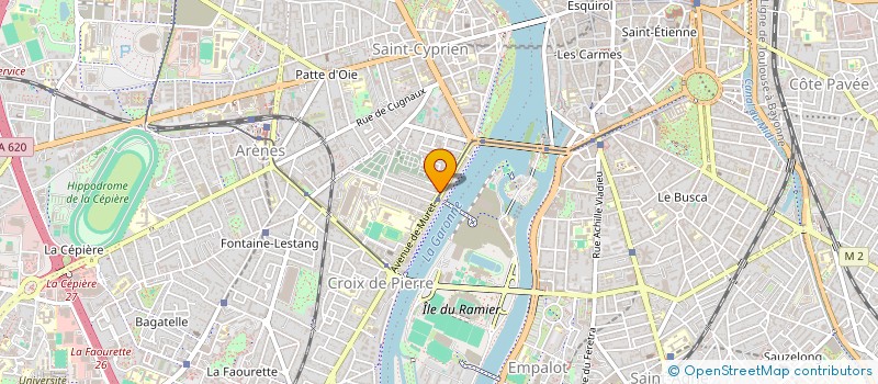 localisation de l'entreprise MONSIEUR CARL DE OLIVEIRA  TOULOUSE