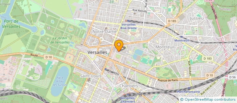 localisation de l'entreprise MONSIEUR CARL DELGRANDE à VERSAILLES