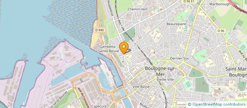 localisation de l'entreprise MONSIEUR CARL EVRARD à BOULOGNE-SUR-MER