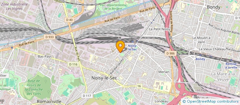 localisation de l'entreprise MONSIEUR CARL FAGBEGNON à NOISY-LE-SEC