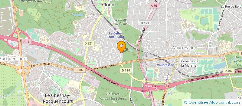 localisation de l'entreprise MONSIEUR CARL FORSSELL  LA CELLE-SAINT-CLOUD