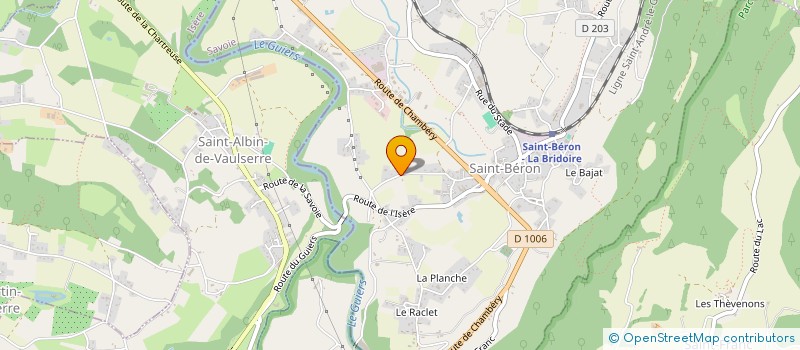 localisation de l'entreprise MONSIEUR CARL GODON  SAINT-BERON