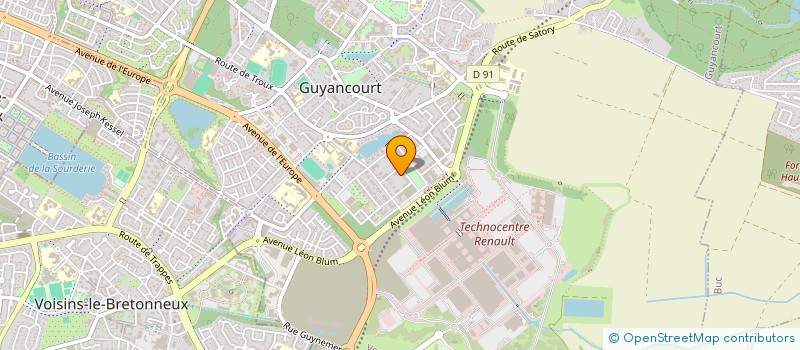 localisation de l'entreprise MONSIEUR CARL GUIGNON  GUYANCOURT