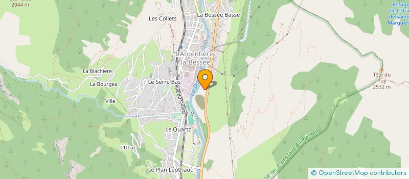 localisation de l'entreprise MONSIEUR CARL GURAND à L'ARGENTIERE-LA-BESSEE