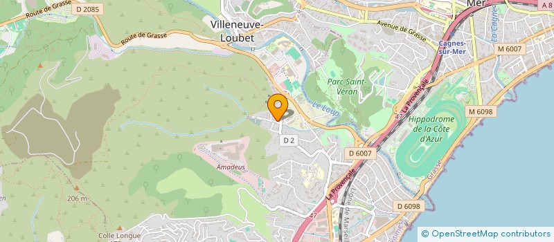 localisation de l'entreprise MONSIEUR CARL HARRISON  VILLENEUVE-LOUBET