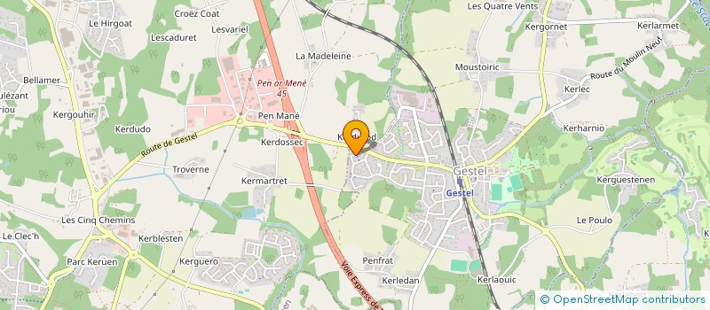 localisation de l'entreprise MONSIEUR CARL HILBERT  POULDREUZIC