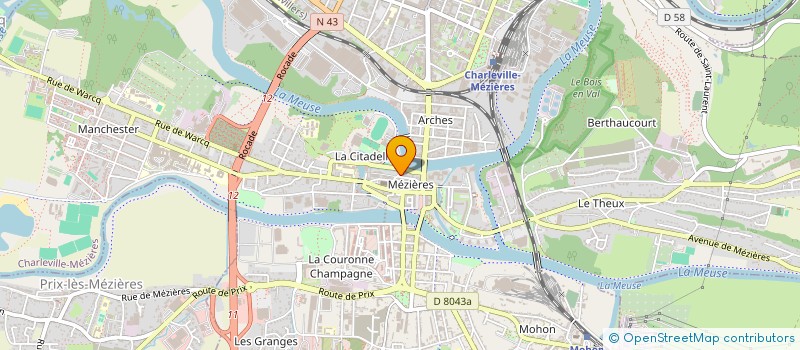 localisation de l'entreprise MONSIEUR CARL HOCQUART DE TURTOT  CHARLEVILLE-MEZIERES