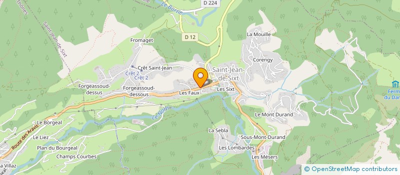 localisation de l'entreprise MONSIEUR CARL HUTTON à SAINT-JEAN-DE-SIXT
