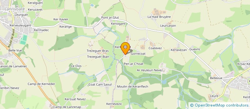 localisation de l'entreprise MONSIEUR CARL KERJEAN  MILIZAC-GUIPRONVEL