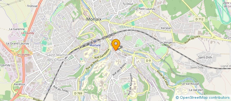 localisation de l'entreprise MONSIEUR CARL KRISMANN à MORLAIX