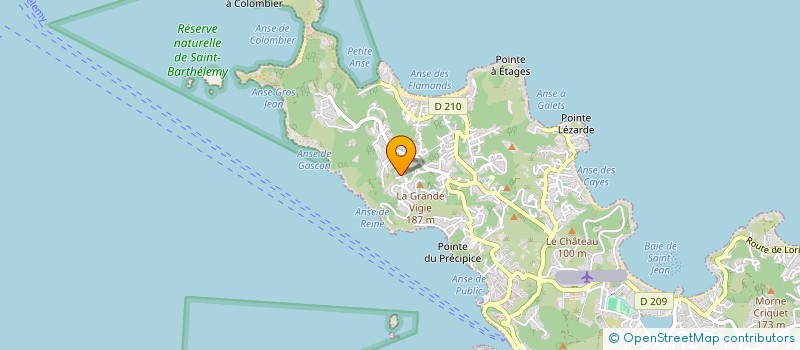 localisation de l'entreprise MONSIEUR CARL LANDBERG  SAINT BARTHELEMY