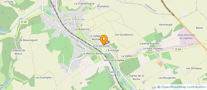 localisation de l'entreprise MONSIEUR CARL LEBOUC  SAINT-PATERNE-RACAN