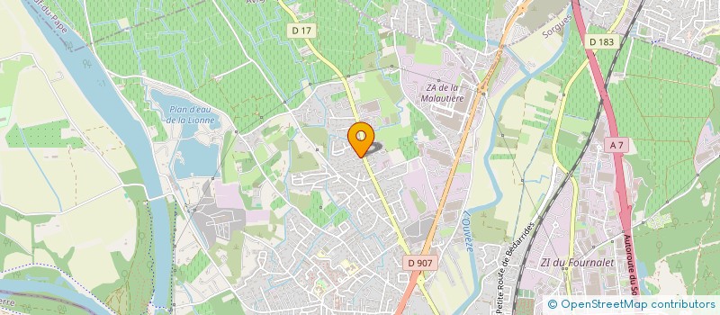 localisation de l'entreprise MONSIEUR CARL LEFEVRE  SORGUES