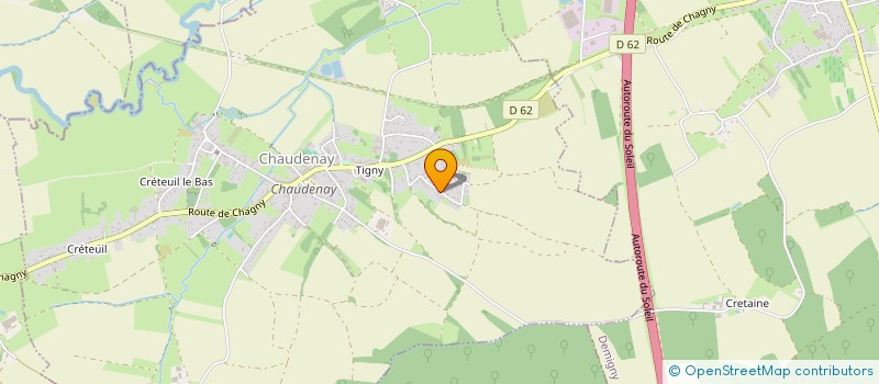 localisation de l'entreprise MONSIEUR CARL LEGOUHY  CHAUDENAY